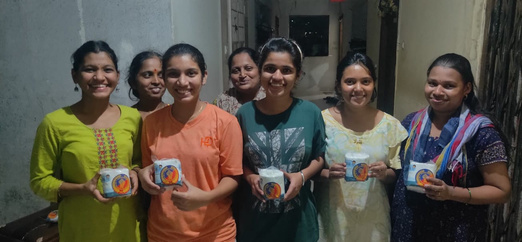 Menstrual hygiene education and free sanitary product distribution
